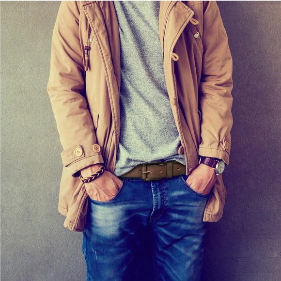 Timberland Other - 🏆 Timberland Genuine Leather Belt Brown with Brass Buckle Size 34